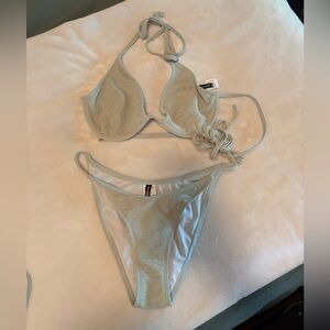 Pretty Little Thing Light Green Bikini Set